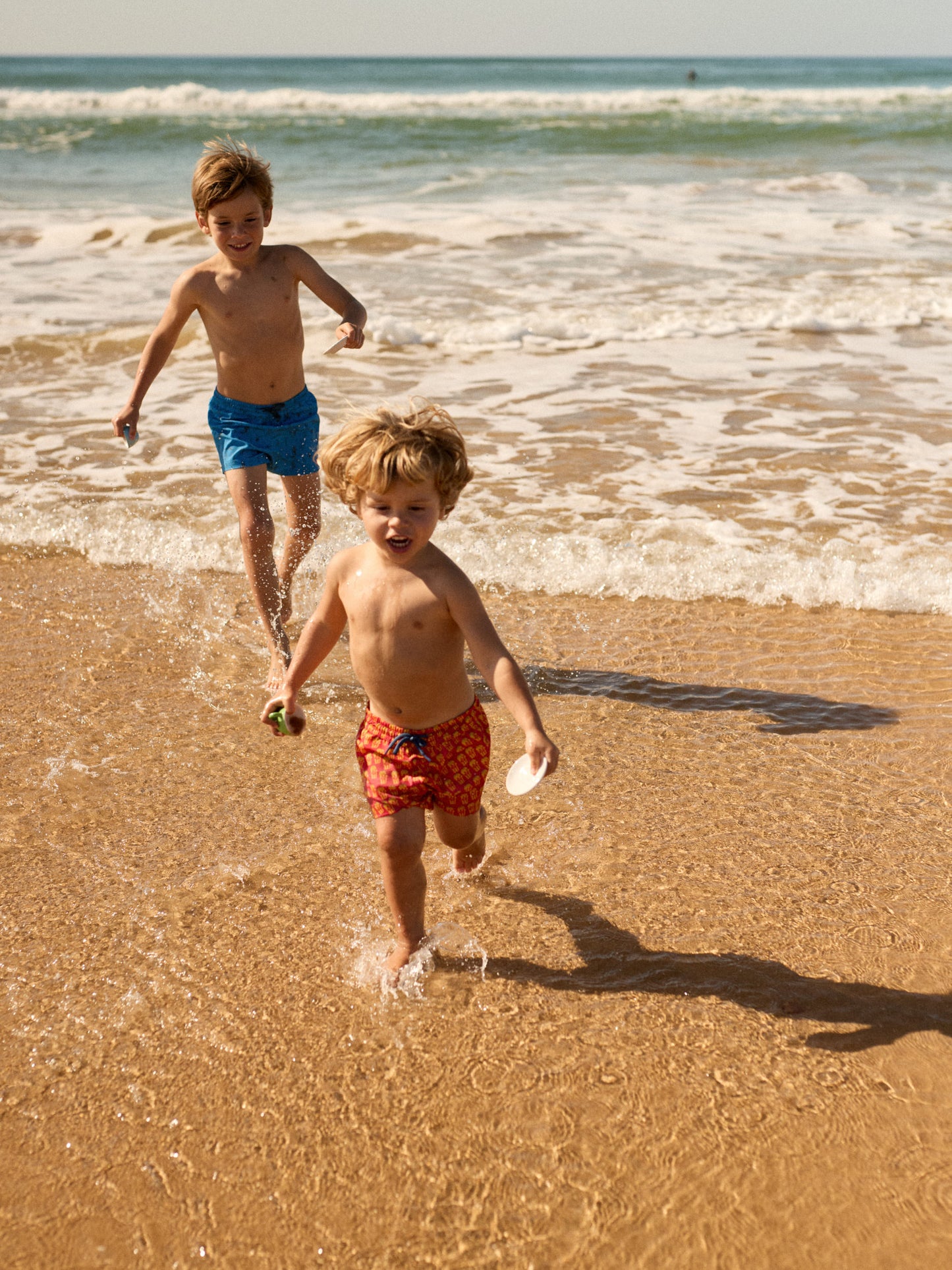 PRINCIPEZINHO KIDS SWIM SHORTS | BLUE TATTOOS