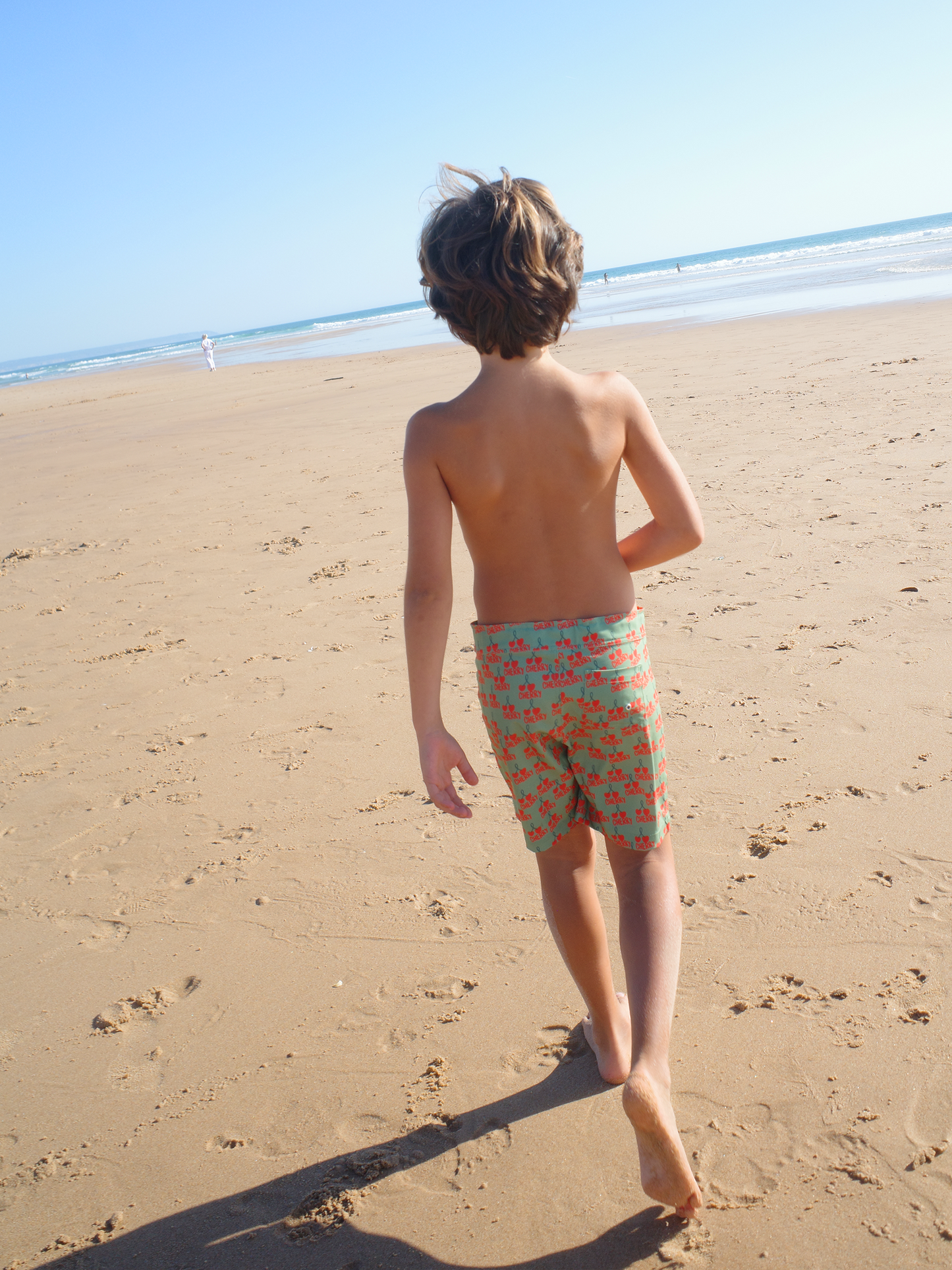 PETER PAN KIDS BOARDSHORTS | CHERRY GREEN