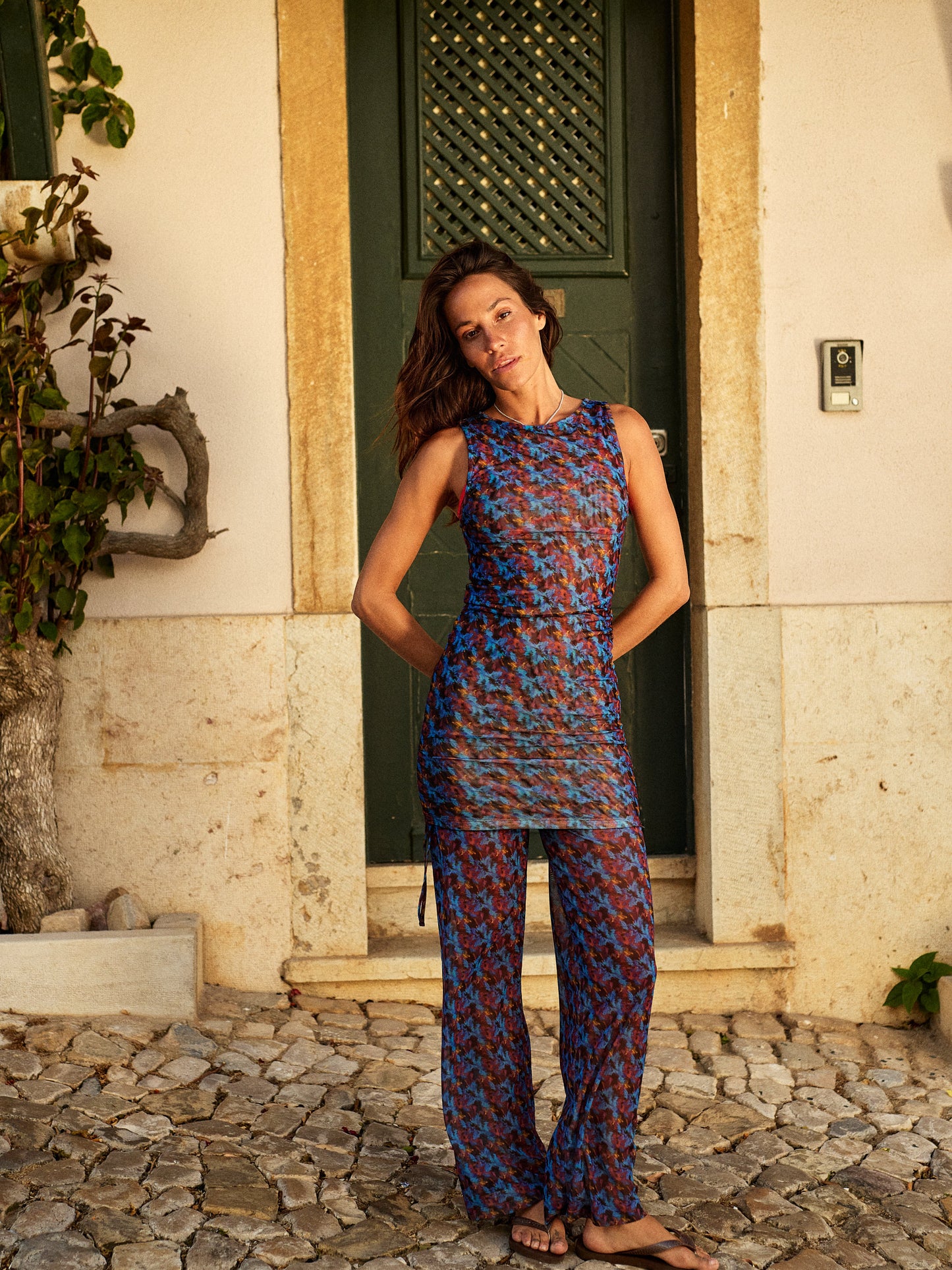 LUMINA MINI DRESS | FIORE BLUE