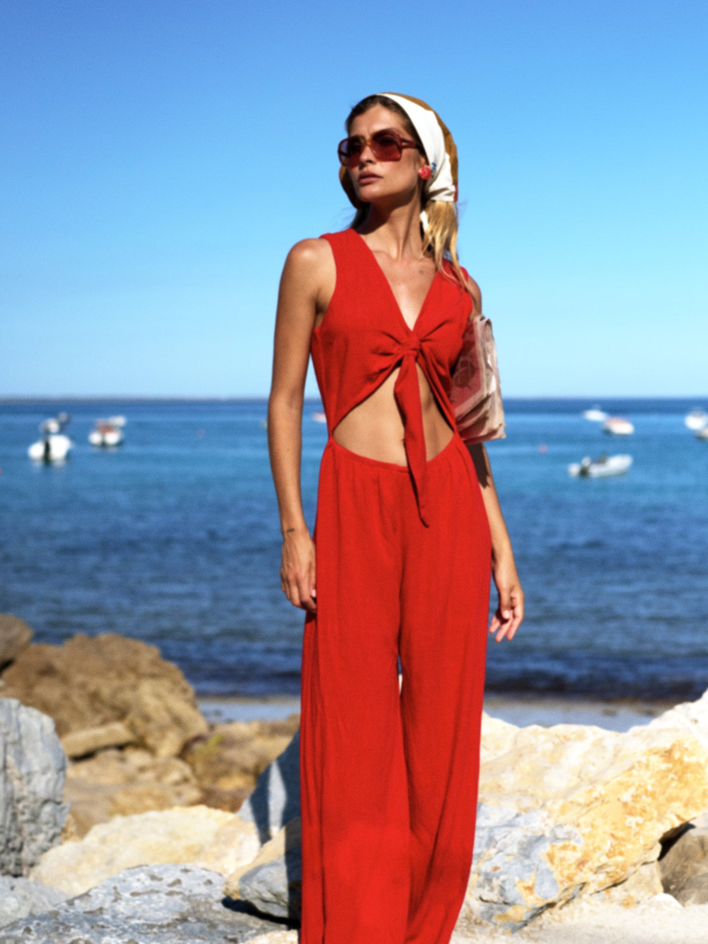 IL COISA LINDA JUMPSUIT | VELVET BORDEAUX