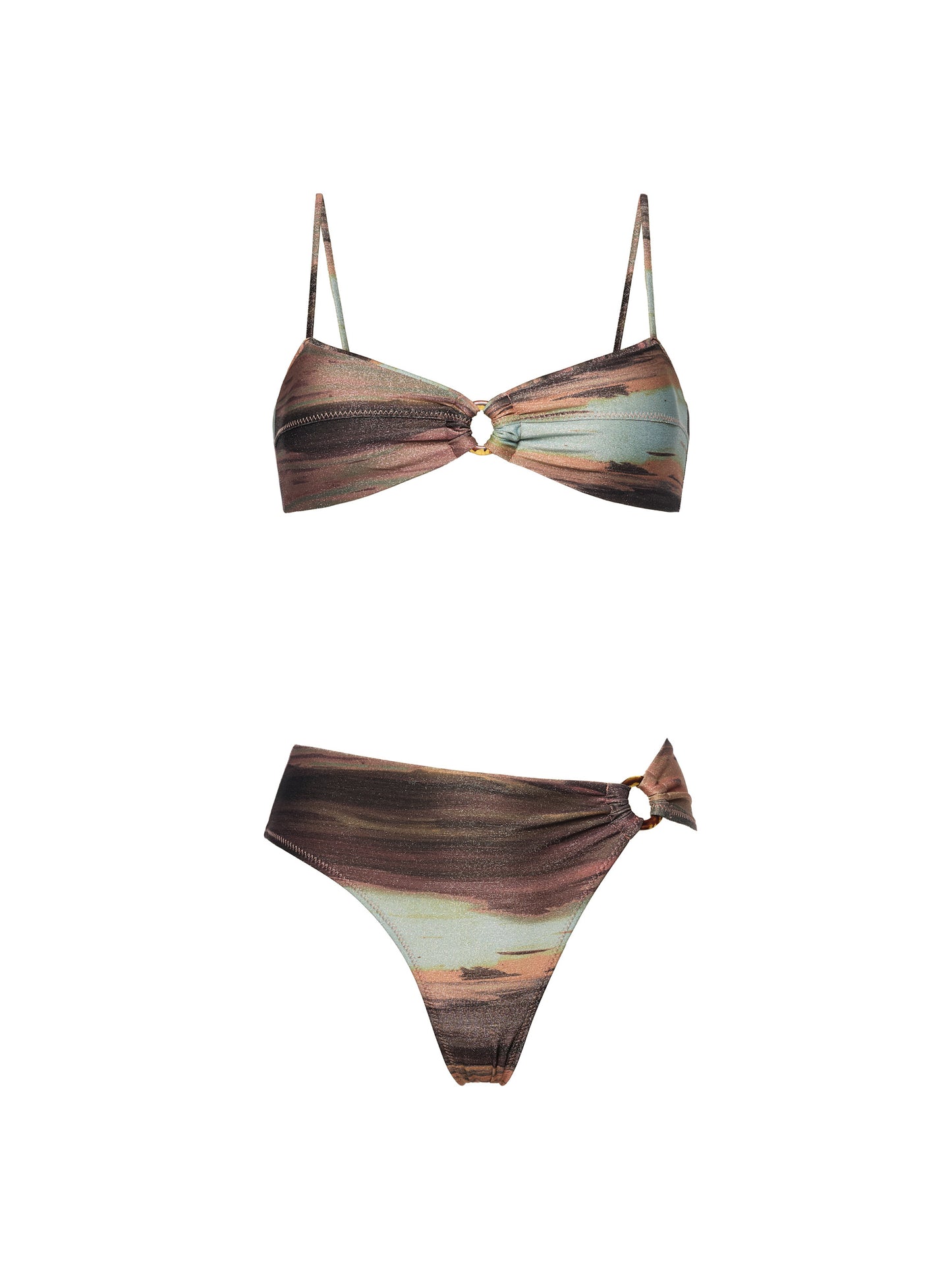 TEXAS MID-WAISTED BIKINI | SUNSET