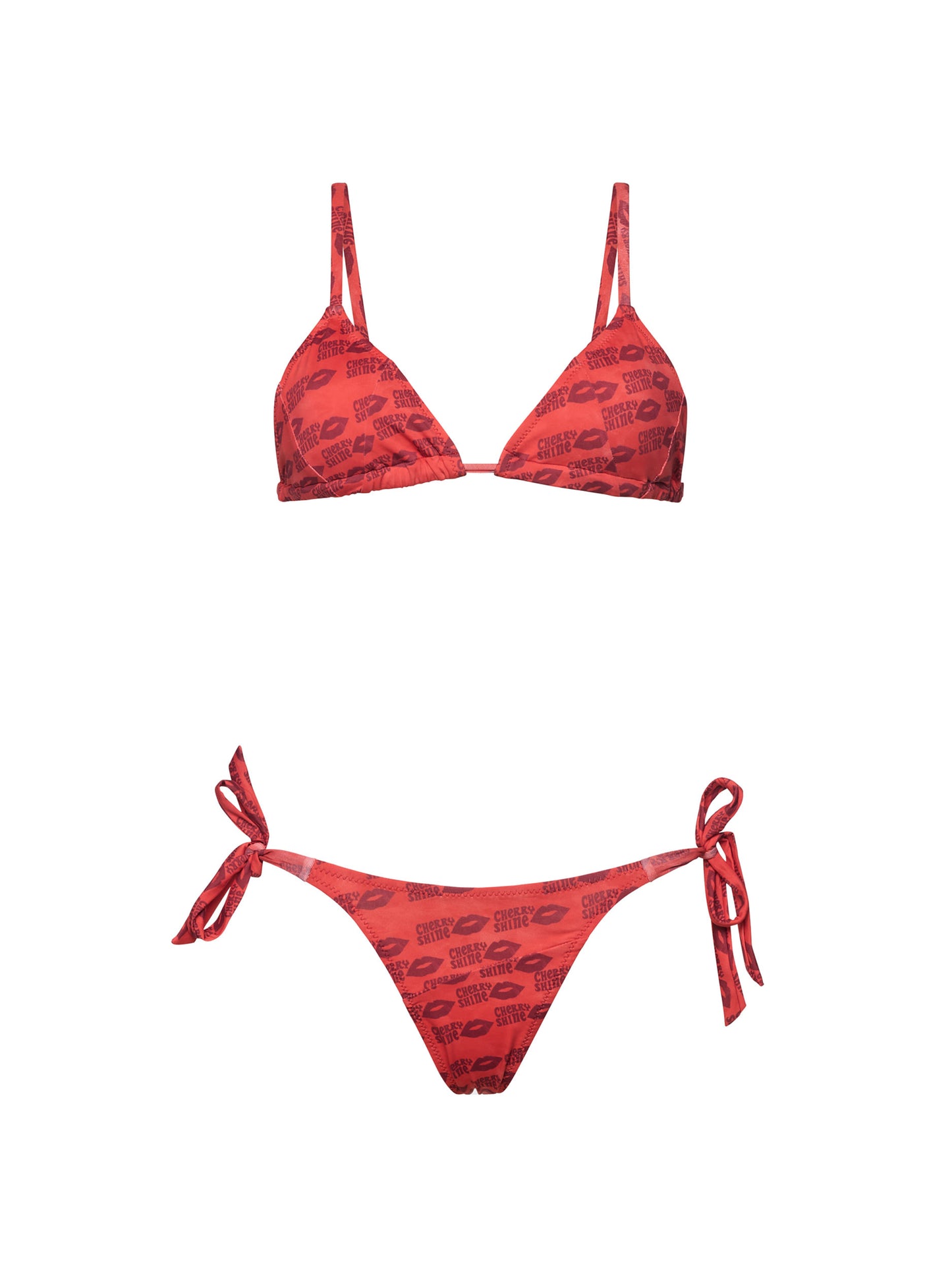 THE MARQUINHA TRIANGLE BEST-SELLER BIKINI | CHERRY SHINE