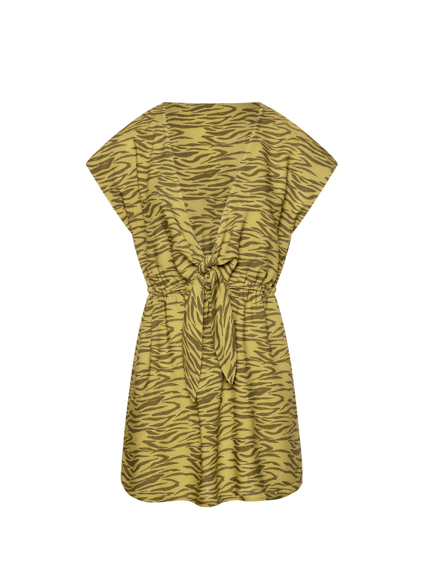 JUKEBOX DRESS | OLIVE ZEBRA